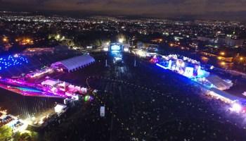 Vista aérea del Festival Corona Capital