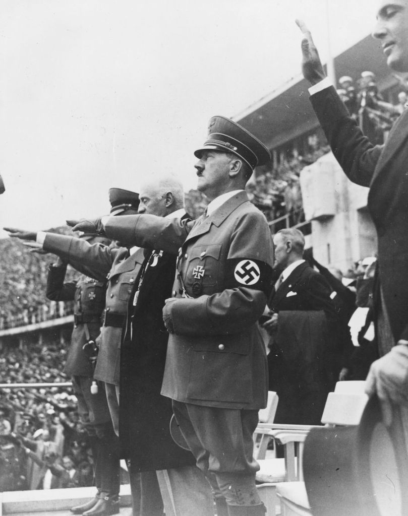 Saludi nazi de Adolf Hitler en Juegos Olímpicos