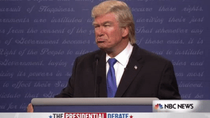 Alec Baldwin como Donald Trump