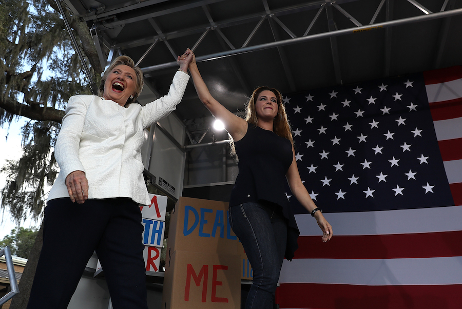 Alicia Machado se suma a un rally de Clinton en Florida
