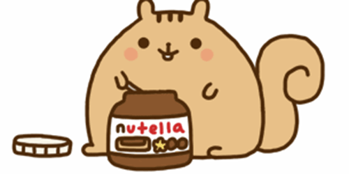 Ardilla come Nutella - GIF