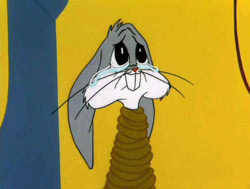 Bugs Bunny triste - GIF