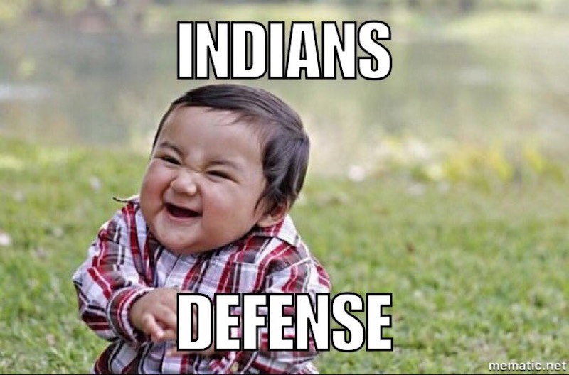 Defensa Indians de risa