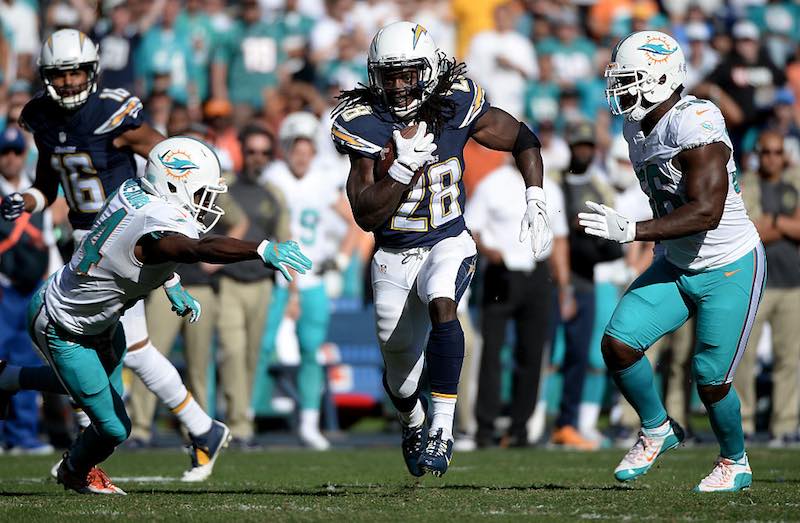 Dolphins contra Chargers décima