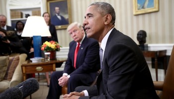 Barack Obama y Donald Trump se reúnen en la Casa Blanca