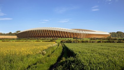 En Inglaterra se podía construir el primer estadio de madera