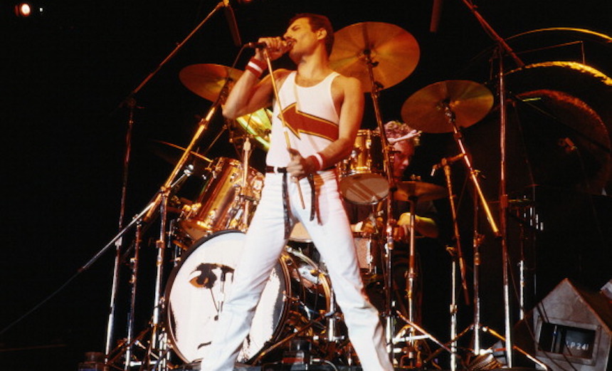 El cantante Freddie Mercury