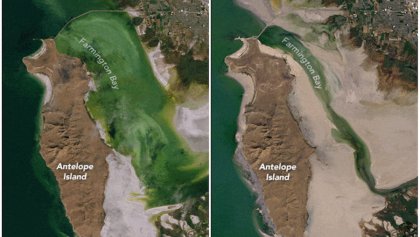 El Gran Lago Salado podría desaparecer, según la NASA