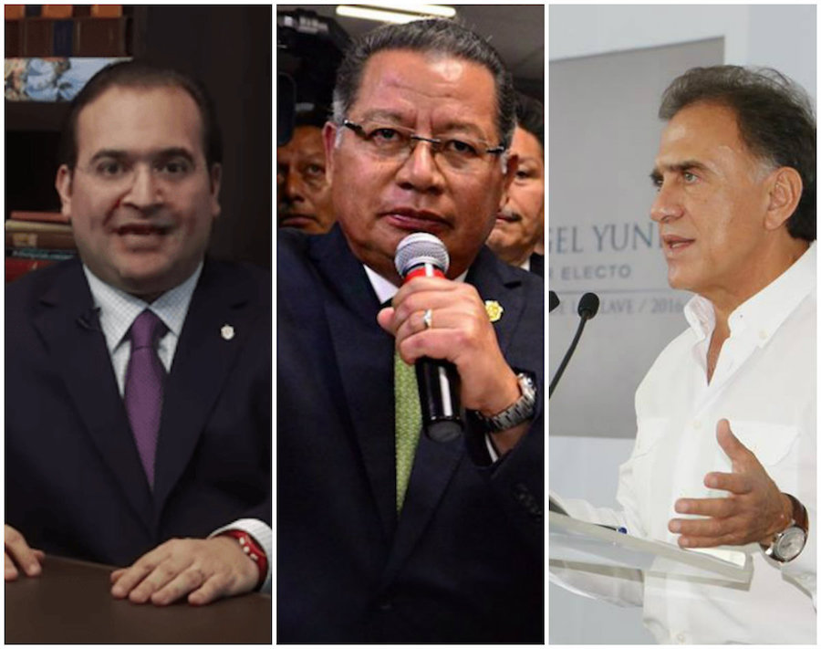 Javier Duarte, Miguel Ángel Yunes Linares y Flavino Ríos: Veracruz tiene tres gobernadores y no se hace uno