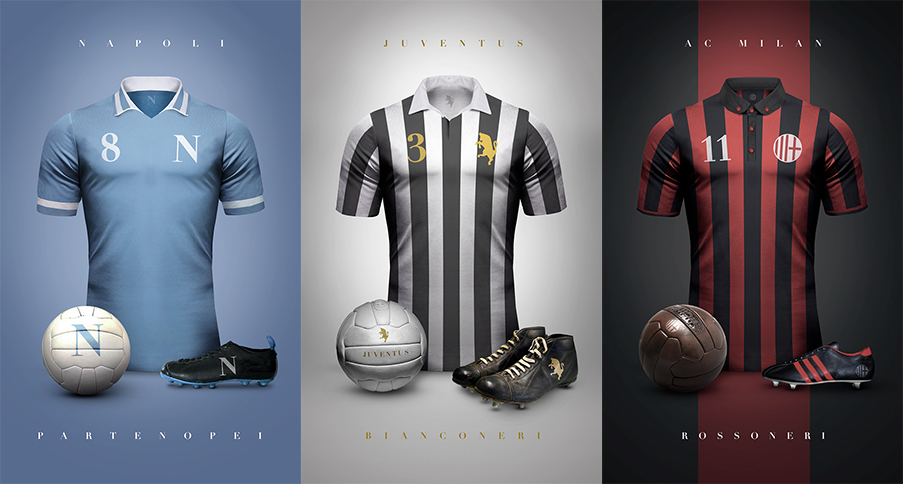 Jerseys Vintage de la Serie A
