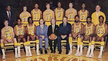 Los Angeles Lakers 71-72 Season