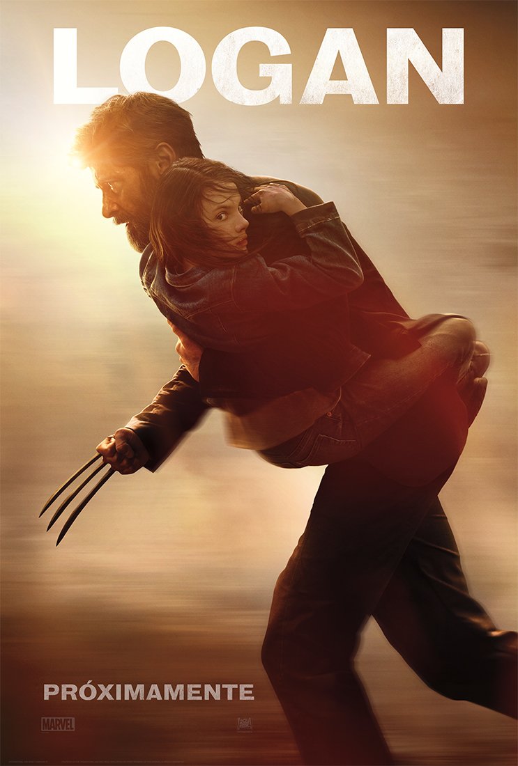 Logan y X-23 en el poster internacional