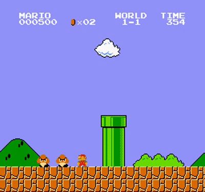 Mario muriendo - GIF