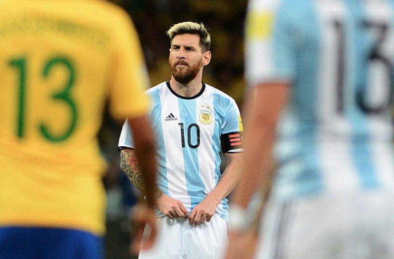 Messi triste Mundial