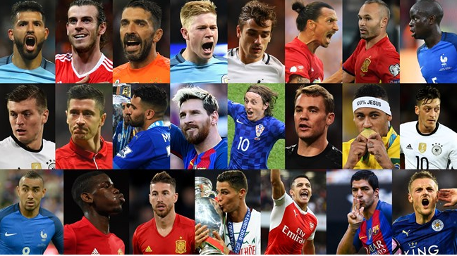 La FIFA dio a conocer a los 23 nominados para The Best 
