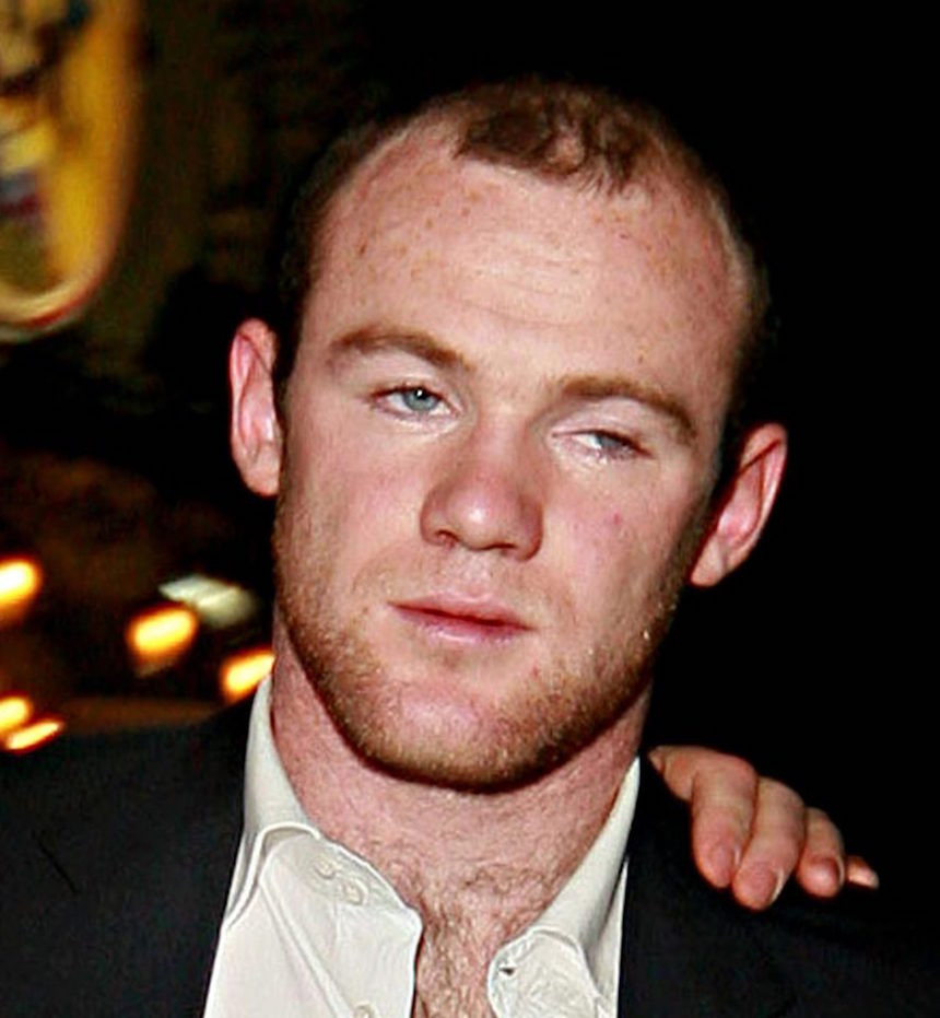 Wayne Rooney borracho