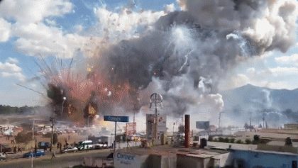Explosion Mercado Tultepec