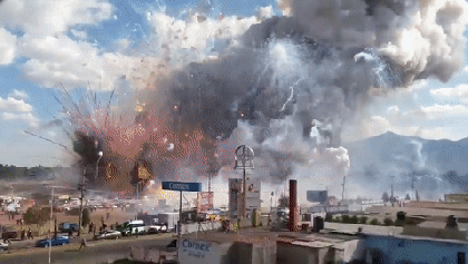 Explosion Mercado Tultepec