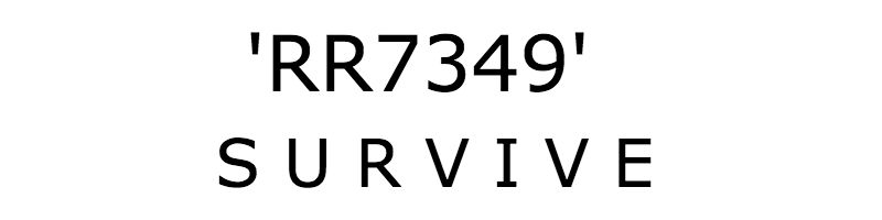rr7349-survive