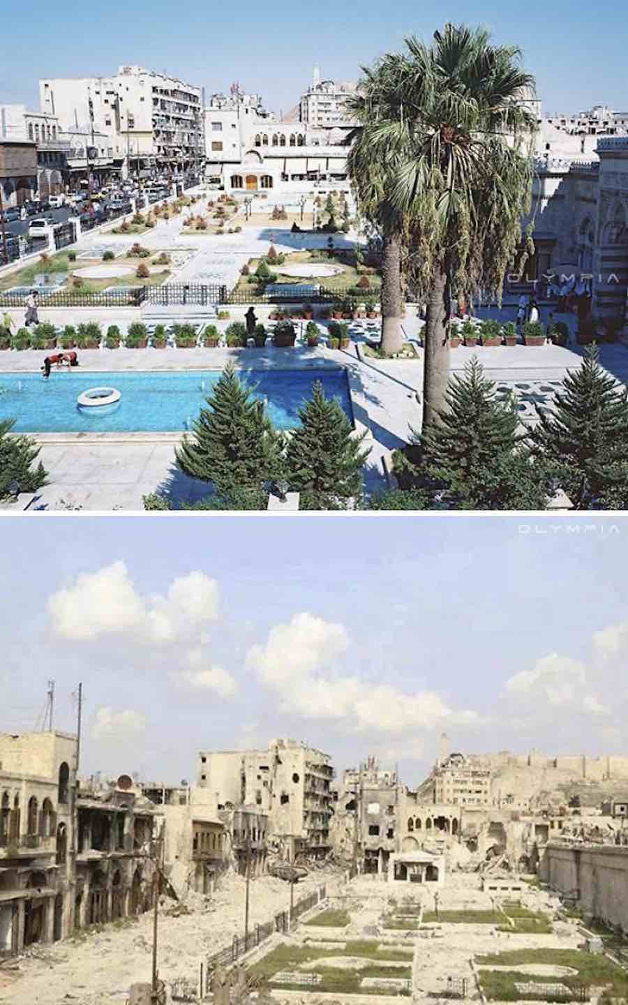 Alepo está en ruinas
