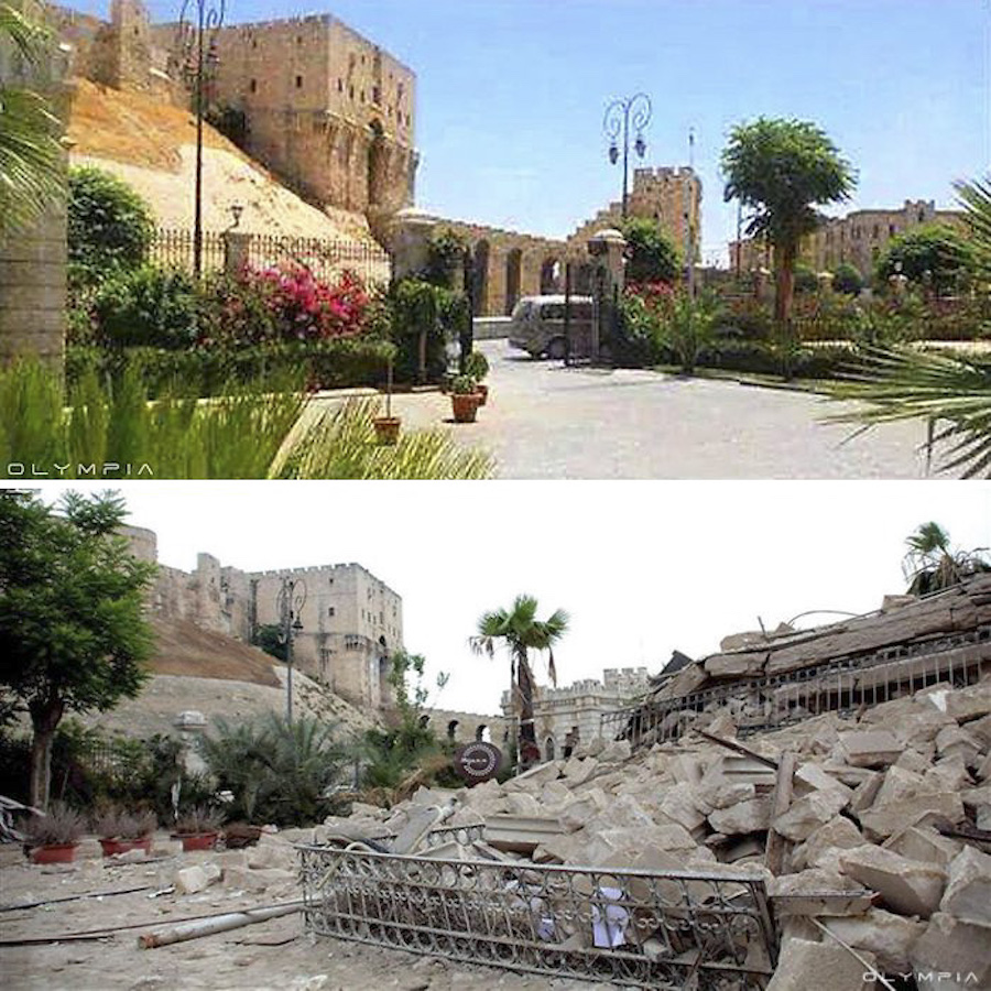 Antes y después de Alepo
