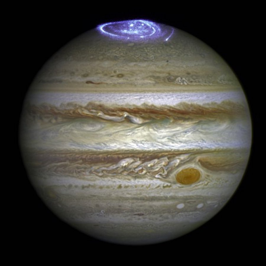 Las bellas auroras de Júpiter