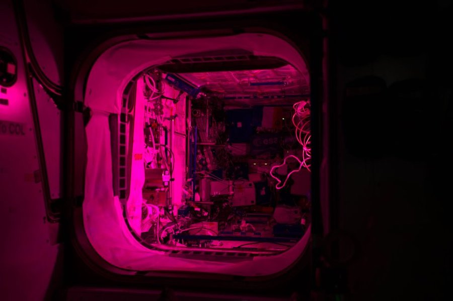 Foto de una estación espacial