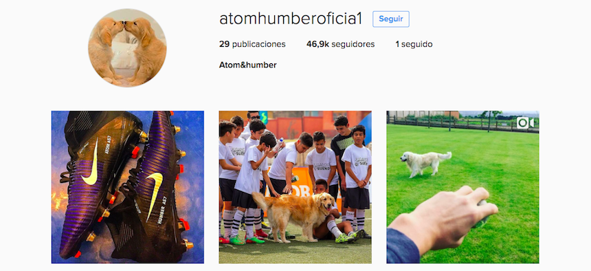 Instagram de Atom y Humber