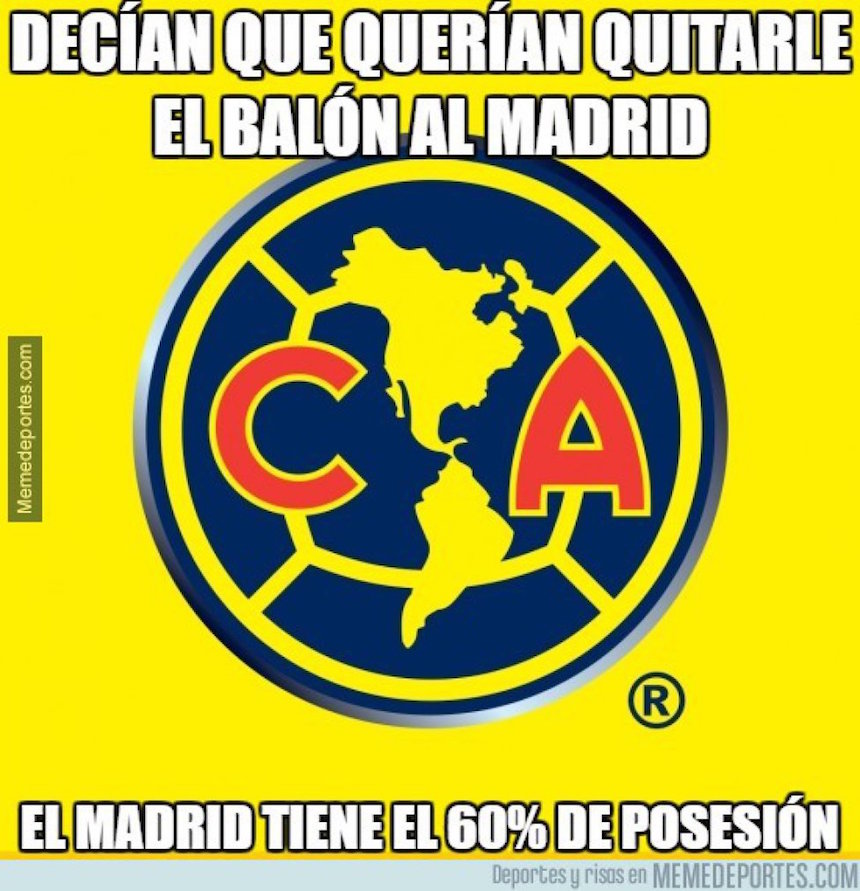 memes mundial de clubes real madrid america