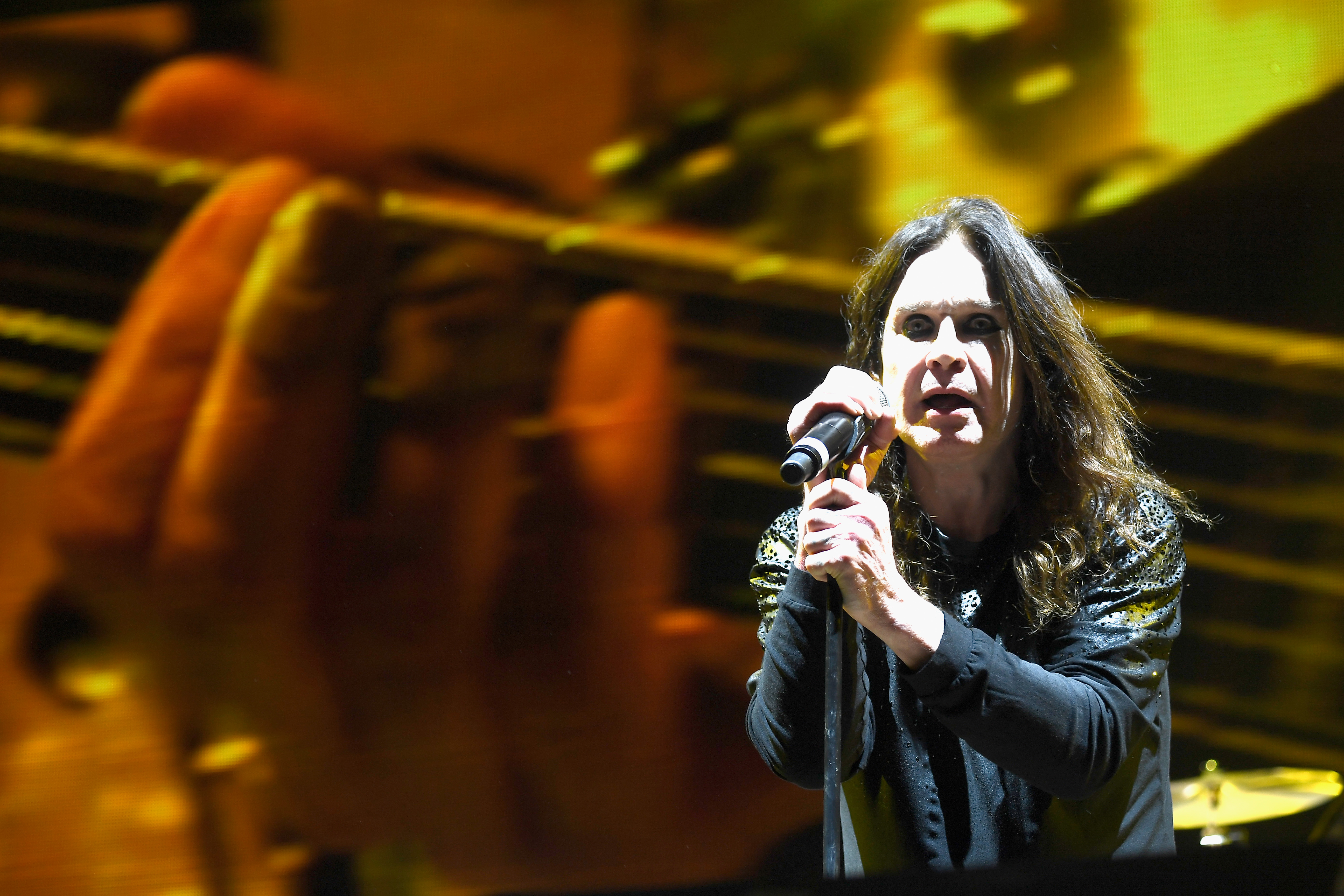LOS ANGELES, CA - SEPTEMBER 24: Ozzy Osbourne of Black Sabbath performs at Ozzfest 2016 at San Manuel Amphitheater on September 24, 2016 in Los Angeles, California. (Photo by Frazer Harrison/Getty Images for ABA)