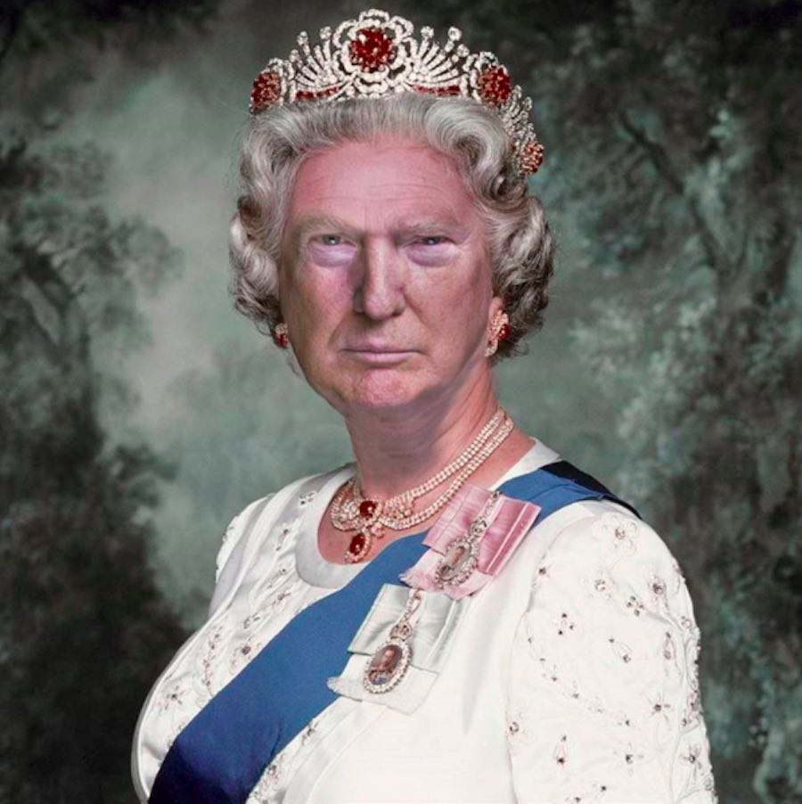 Retrato de la Reina Trump