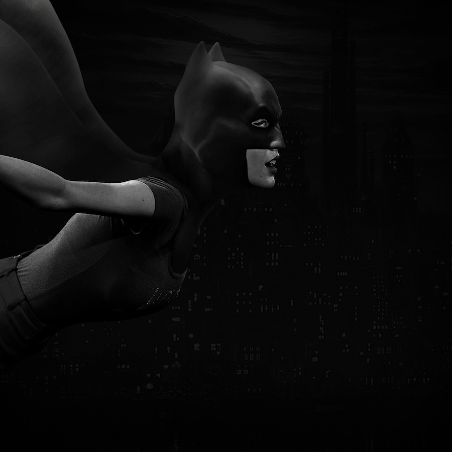 Taylor Swift vestida de Batman