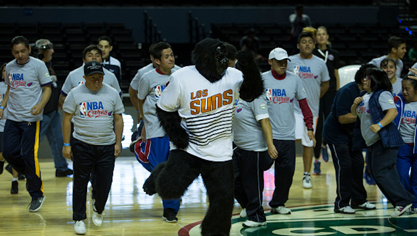 NBA Cares Special Olympics Unified Basketball Clinic