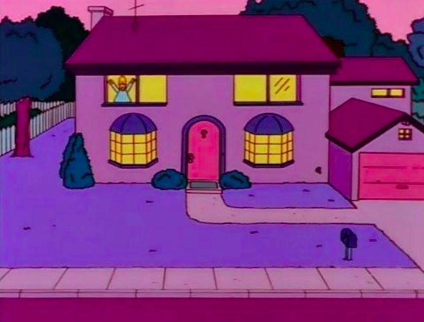 Los Simpson - Homero y su casa