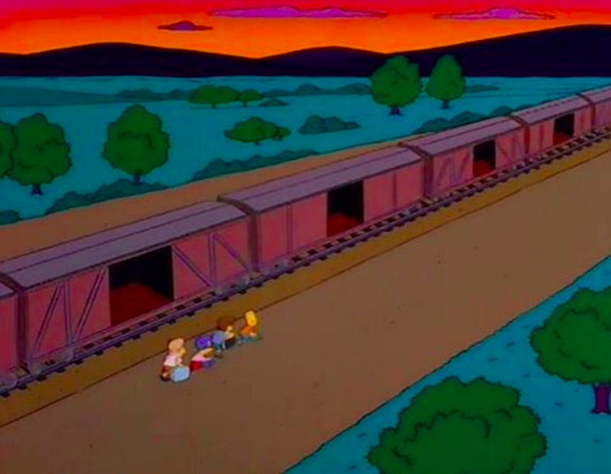 Los Simpson - Tren