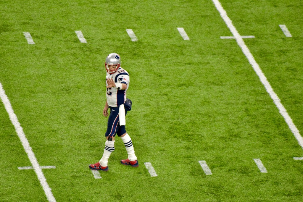 El MVP del partido, Tom Brady, nunca perdió la calma