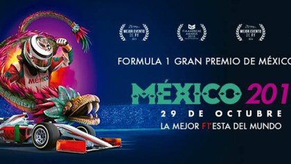 Poster del Gran Premio de Mexico 2017
