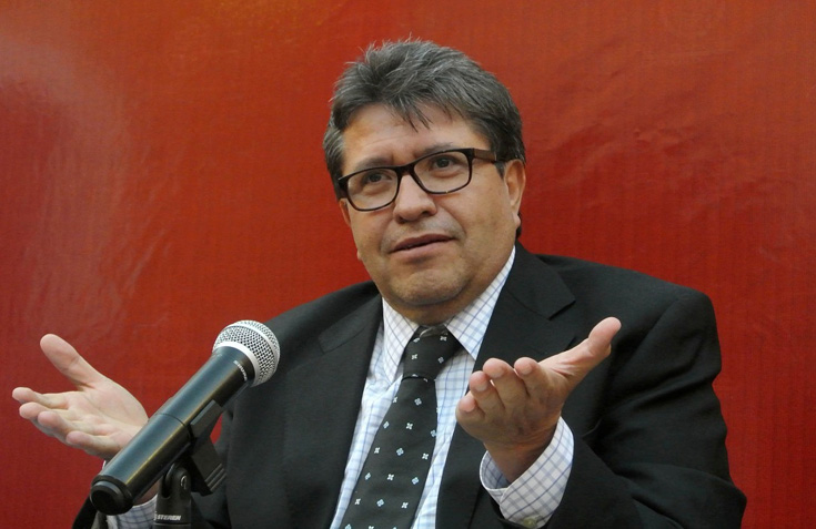 Ricardo Monreal, militante de Morena