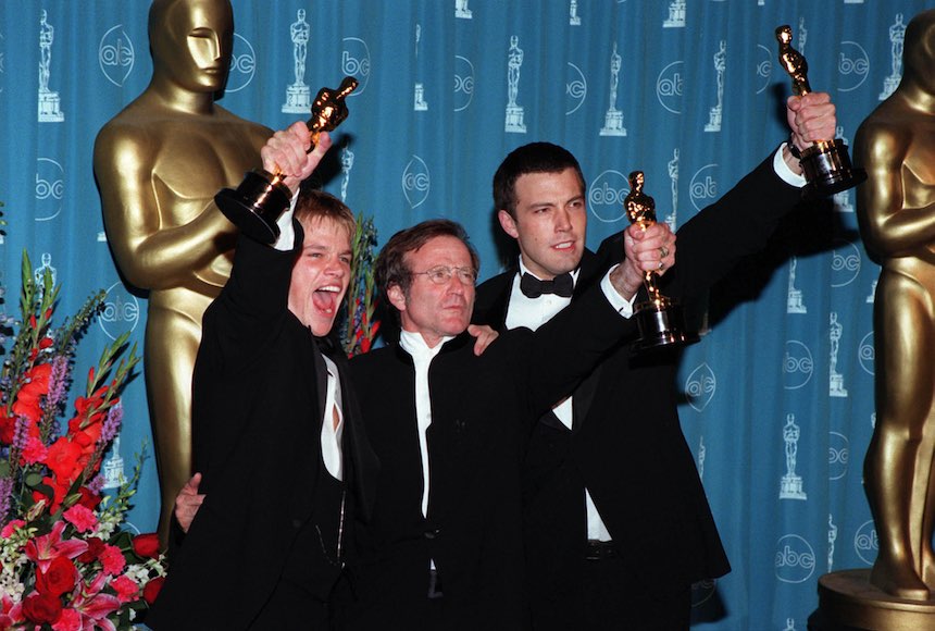 Ben Affleck, Matt Damon y Robin Williams