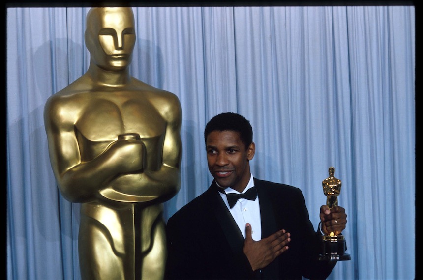 Denzel Washington en los Oscar de los 90