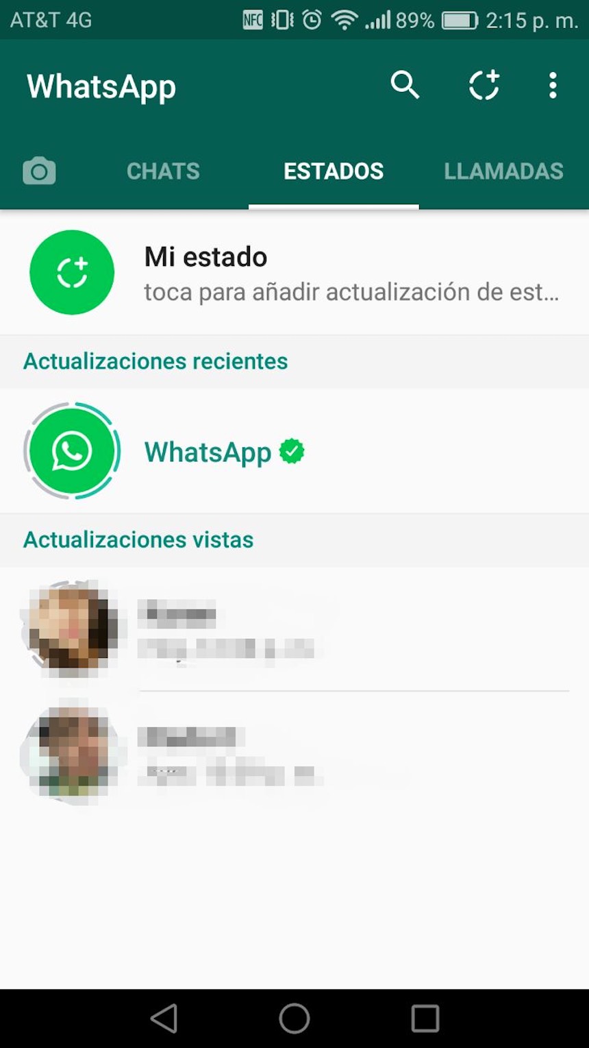 Estado - WhatsApp 