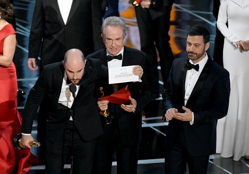Error en los Premios Oscar 2017