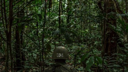 Soldado en la jungla