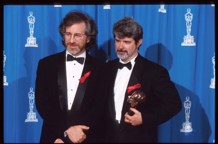 George Lucas y Steven Spielberg - Oscar