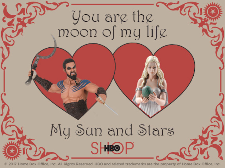 Khal Drogo y Daenerys - San Valentín