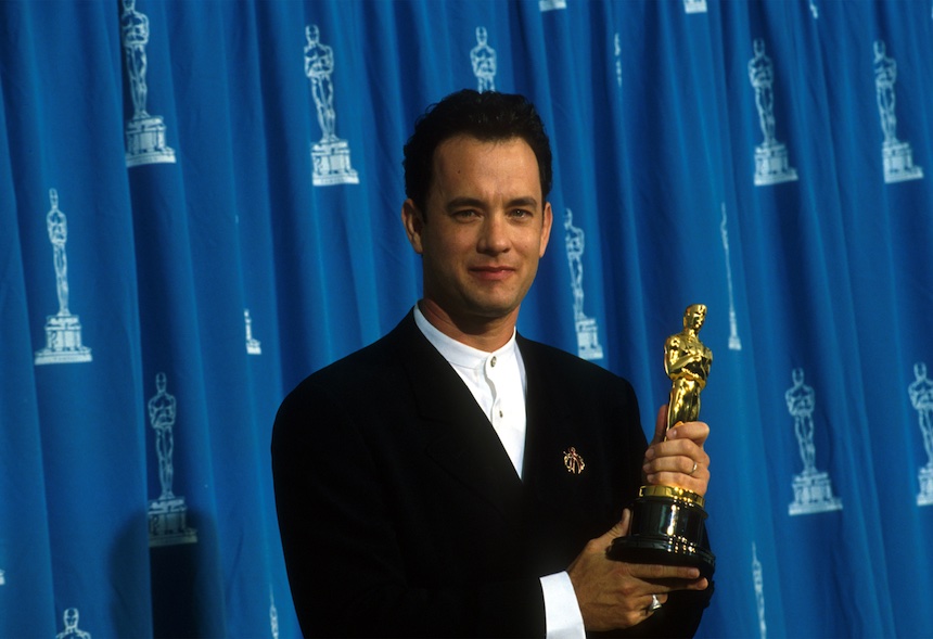 Tom Hanks en los Oscar noventeros
