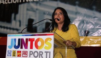 Alejandra Barrales, presidenta del PRD