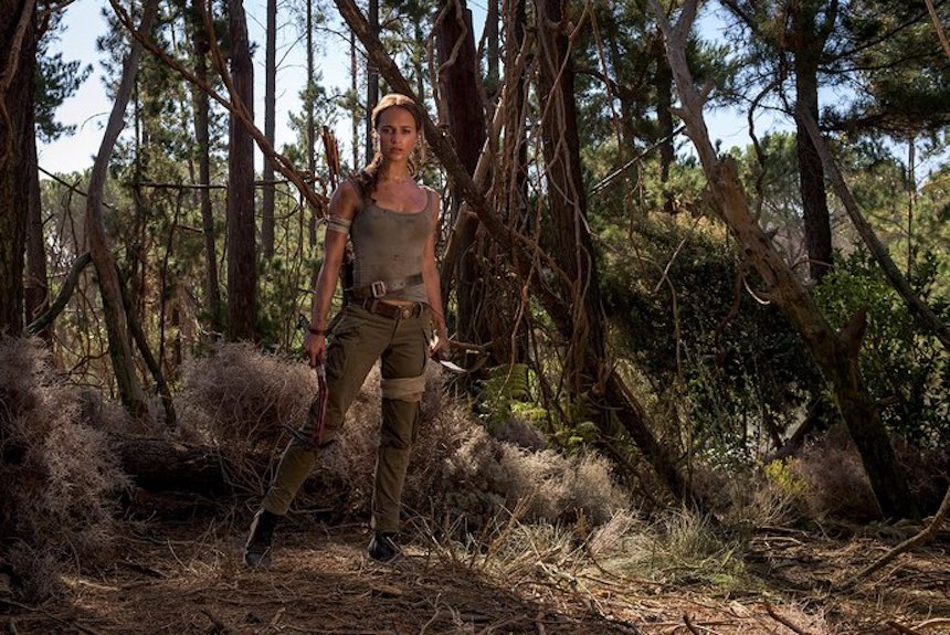 Alicia Vikander como Lara Croft en la nueva película de Tomb Raider