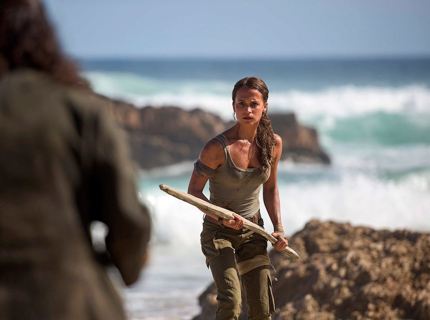 Alicia Vikander como Lara Croft en la nueva película de Tomb Raider