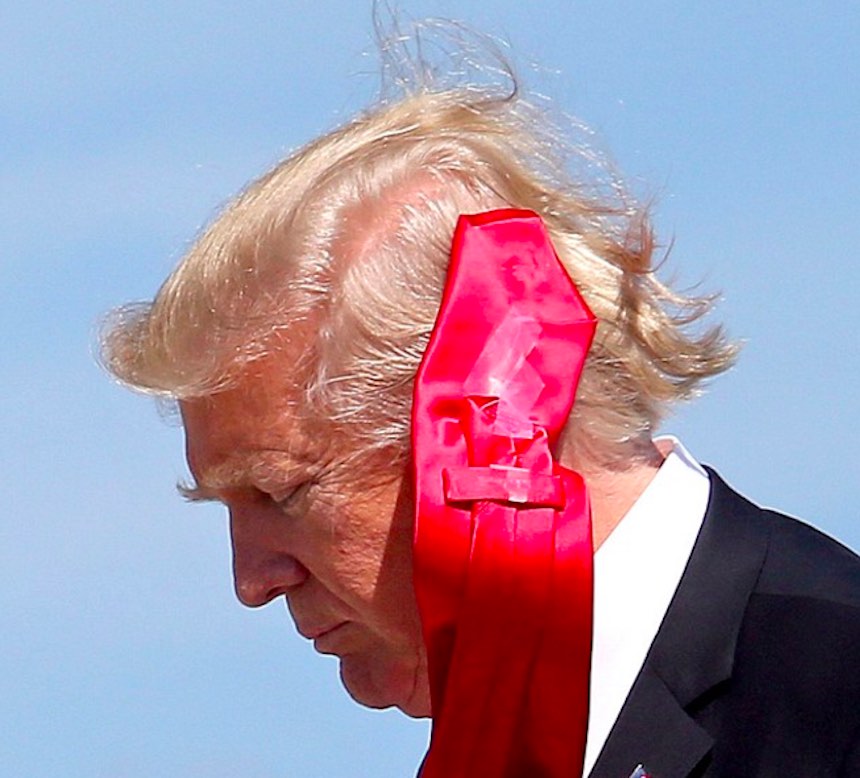 Diurex en al corbata de Trump